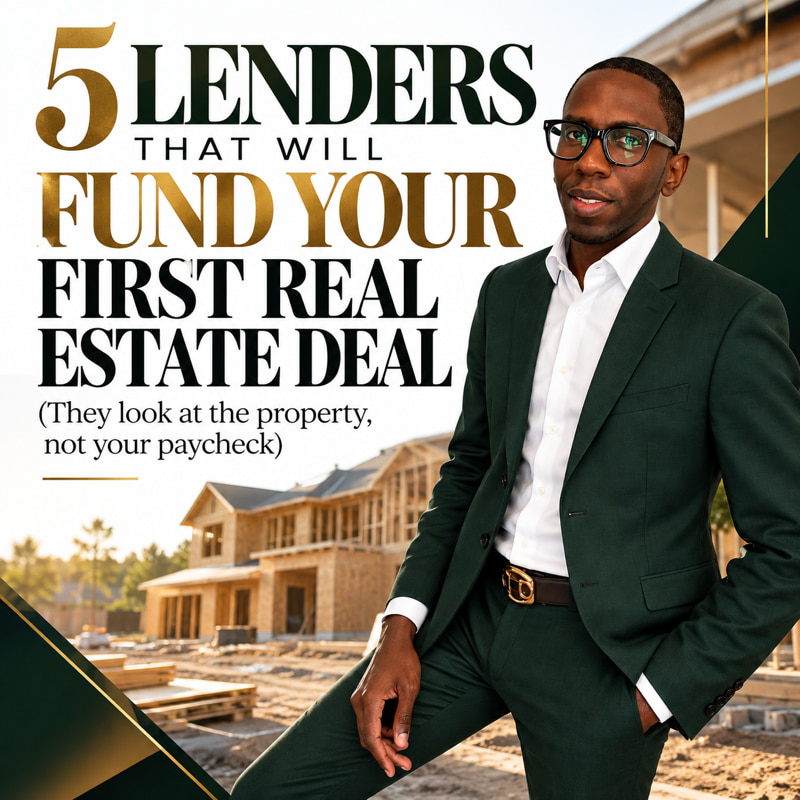 5 Lenders That Will Fund Your First Real Estate Deal — by Lamoy Patterson